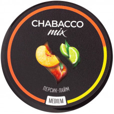 Смесь Chabacco Mix 50 гр Medium Персик Лайм Peach Lime (кальянная без табака)