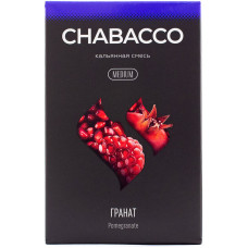 Смесь Chabacco 50 гр Medium Гранат Pomegranate (кальянная без табака)