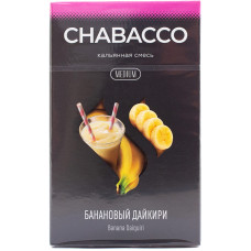 Смесь Chabacco Mix 50 гр Medium Банановый Дайкири Banana Daiquiri (кальянная без табака)