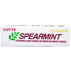 Жвачка Lotte Spearmint (5 пластинок) (Жевательная резинка)