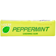 Жвачка Lotte Peppermint (5 пластинок) (Жевательная резинка)