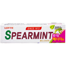 Жвачка Lotte Spearmint (9 пластинок) (Жевательная резинка)