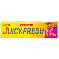 Жвачка Lotte Juicy & Fresh (9 пластинок) (Жевательная резинка)