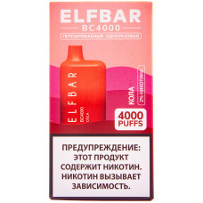 Вейп Elf Bar BC4000 Кола 20 мг 650 mAh Одноразовый