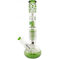 Бонг стекло Beaker Green h=430 мм Grace Glass G205G