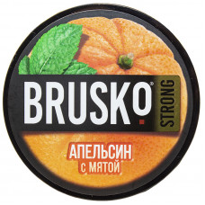 Смесь Brusko 50 гр Strong Апельсин с мятой (кальянная без табака)