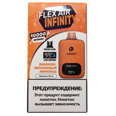 Вейп Vabeen Flex Air Infinity 10000 Вишнево Персиковый Лимонад Одноразовый