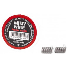 Спирали Misty Wire Frame Staple 6x(0.4x0.1)nicr +2x0.4ss +0.1nicr 3mm 0.14/0.07 5 витков (2 шт)