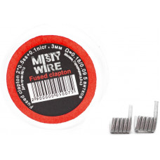 Спирали Misty Wire Fused Clapton 2x0.5ss +0.1nicr 3mm 0.18/0.09 5 витков (2шт)