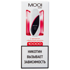 Вейп MOOI Sleek 10000 тяг Арбузный Мохито 2% 10 мл 500 mAh Одноразовый