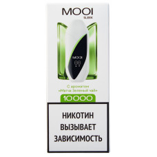 Вейп MOOI Sleek 10000 тяг Матча Зеленый чай 2% 10 мл 500 mAh Одноразовый