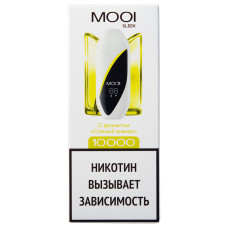 Вейп MOOI Sleek 10000 тяг Табак Мята 2% 10 мл 500 mAh Одноразовый