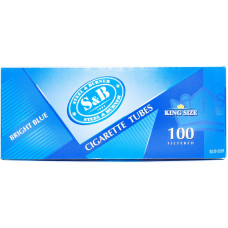 Гильзы сигаретные SnB Brigth Blue с фильтром 100 шт
