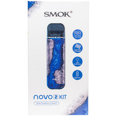 SMOK Novo 2 Kit Blue Stabilizing Wood 800 мАч Голубой