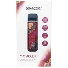 SMOK Novo 2 Kit Red Stabilizing Wood 800 мАч Красный