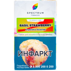 Табак Spectrum Classic 40 гр Клубника Базилик Basil Strawberry