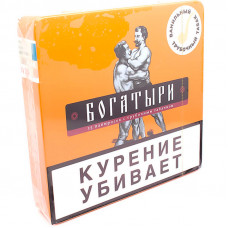 Папиросы БОГАТЫРИ 25 шт (ванильный) портсигар трубочный табак