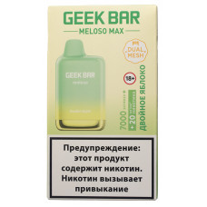 Вейп GeekBar MELOSO MAX 7000 Двойное Яблоко