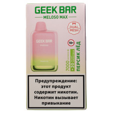 Вейп GeekBar MELOSO MAX 7000 Персик Лёд