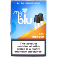 Картридж My Blu Tobacco 16 мг/мл 2 шт Von Erl