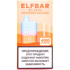 Вейп Elf Bar BC4000 Энергетик 20 мг 650 mAh Одноразовый