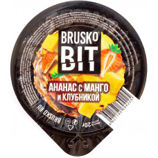 Смесь Brusko BIT 20 гр Medium Ананас с манго и клубникой (кальянная без табака)