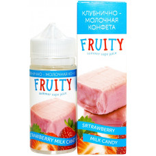 Жидкость Fruity 100 мл Клубника Молочная Конфетка 0 мг